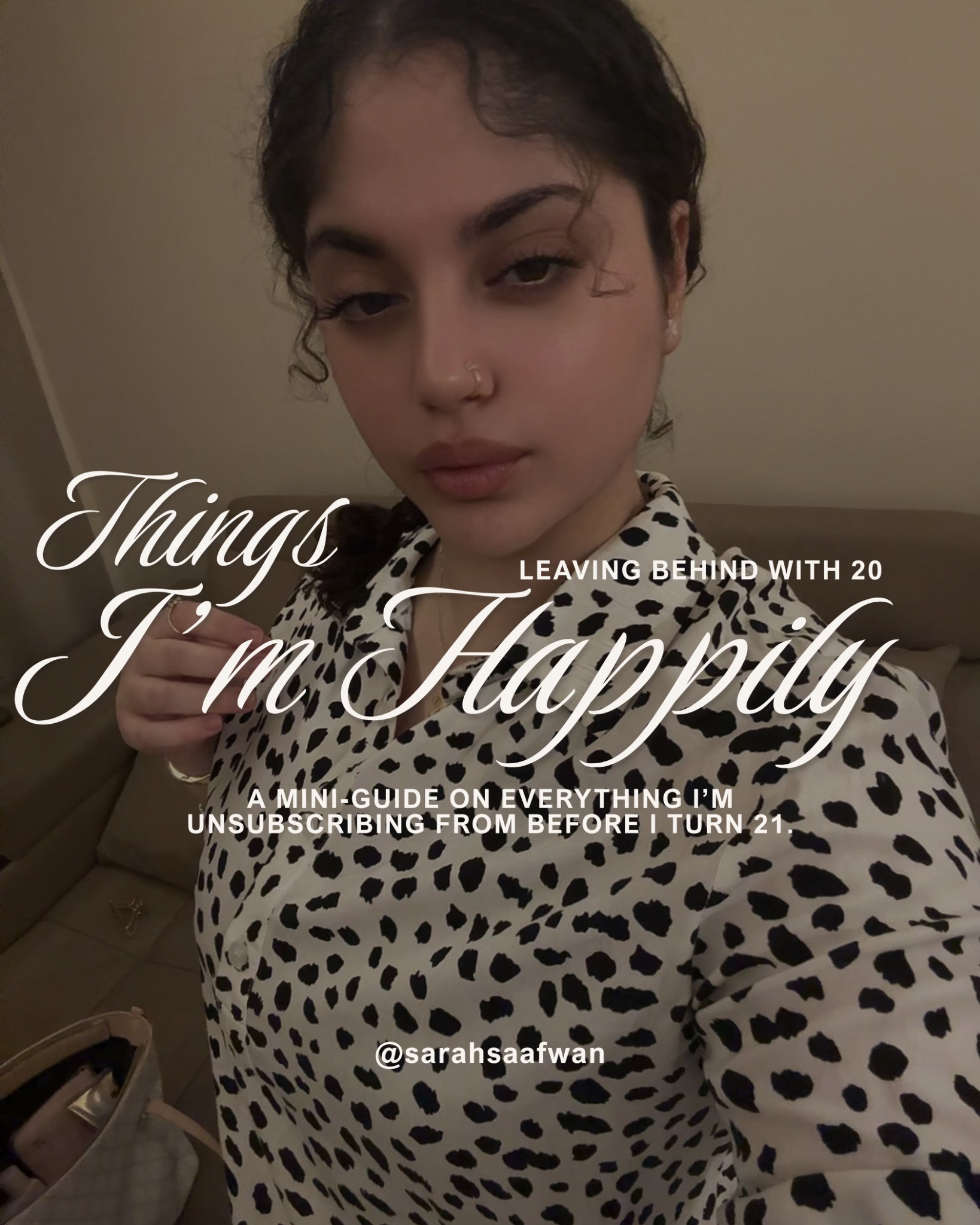 Cover of Things I’m Happy I’m Leaving Behind at 20 carousel